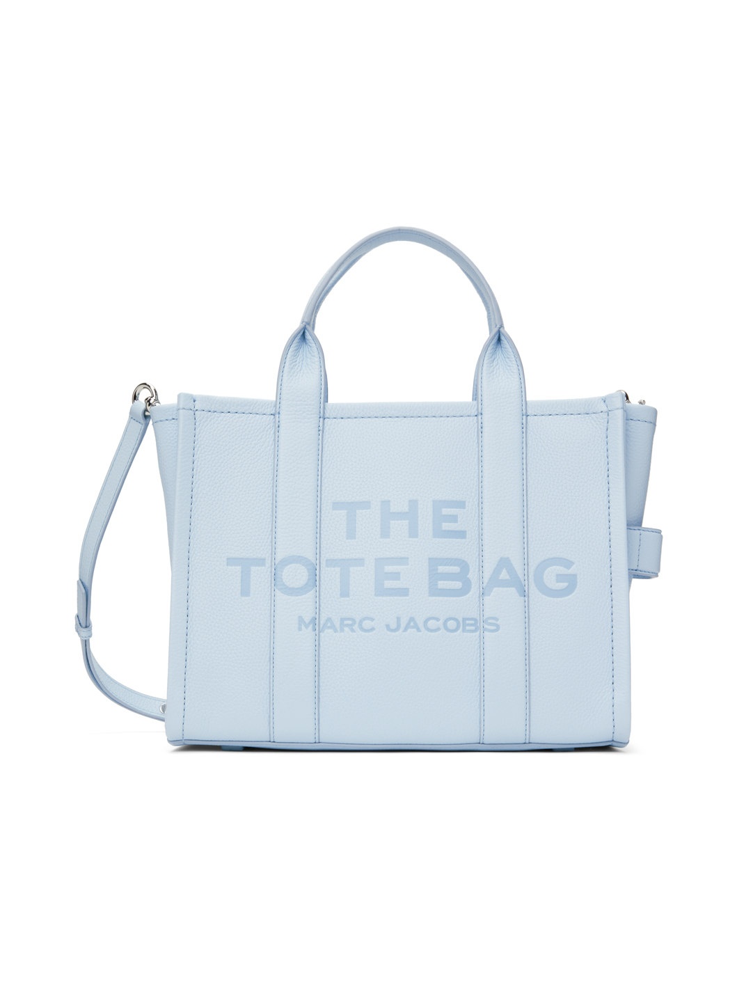 Marc Jacobs Blue The Leather Medium Tote ssense REVERSIBLE