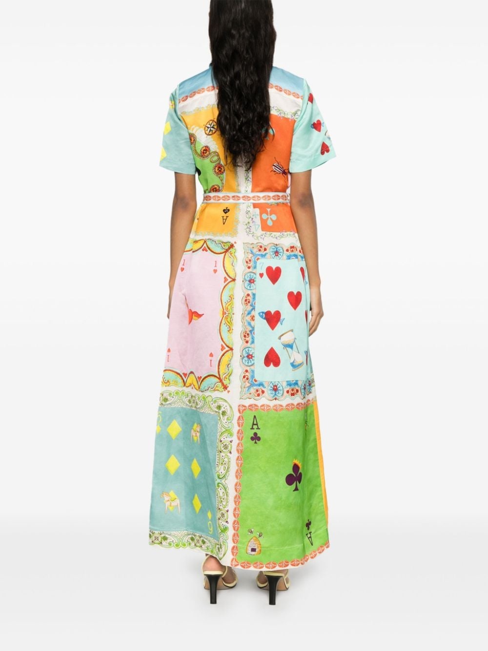 Rummy satin shirtdress - 4