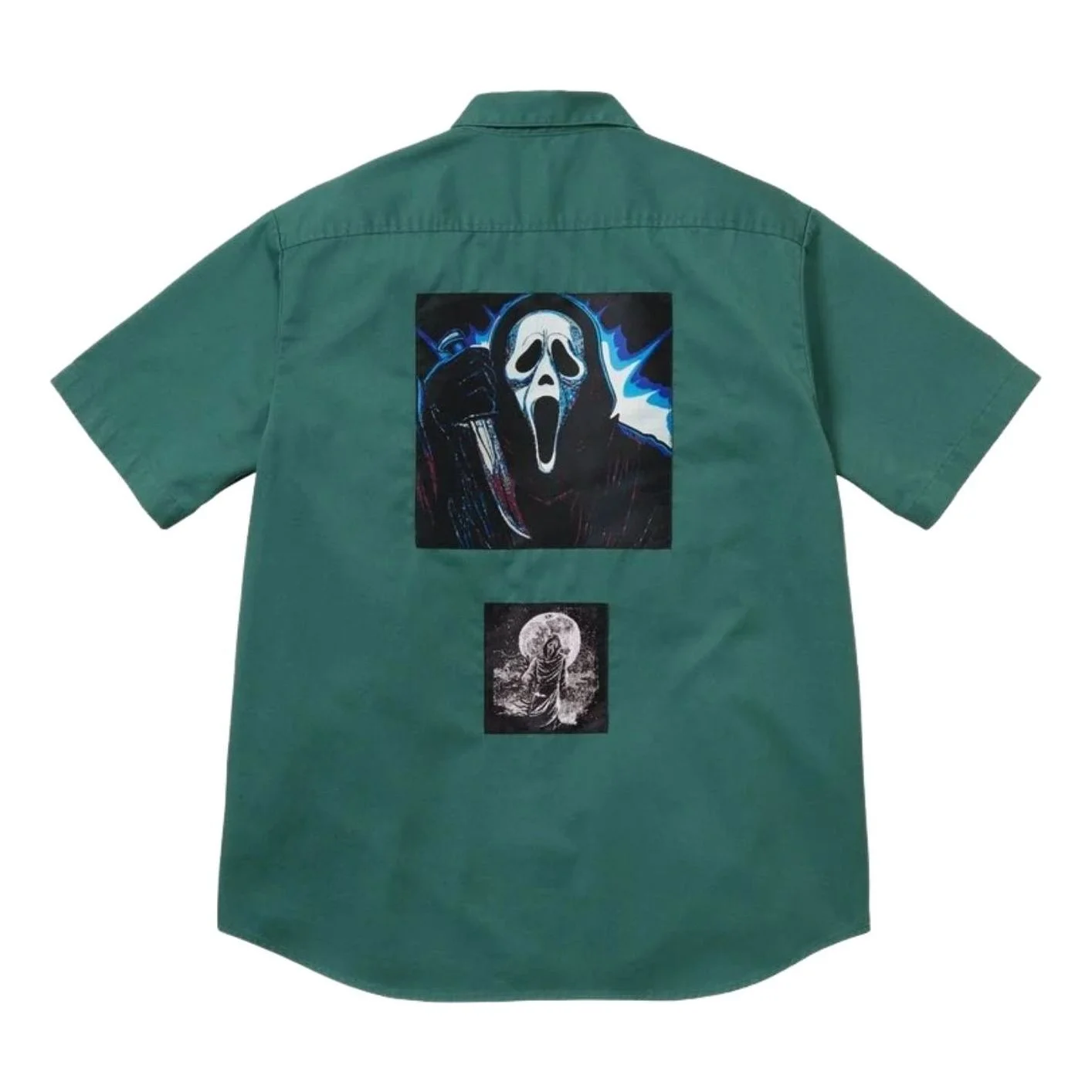 Supreme x Ghostface SS26 S/S Work Shirt 'Work Green' SUP-SS26-210-GRN - 1