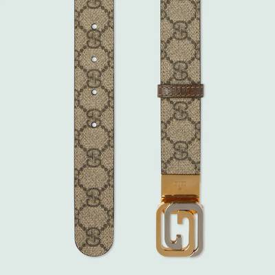 GUCCI Reversible belt with squared Interlocking G outlook