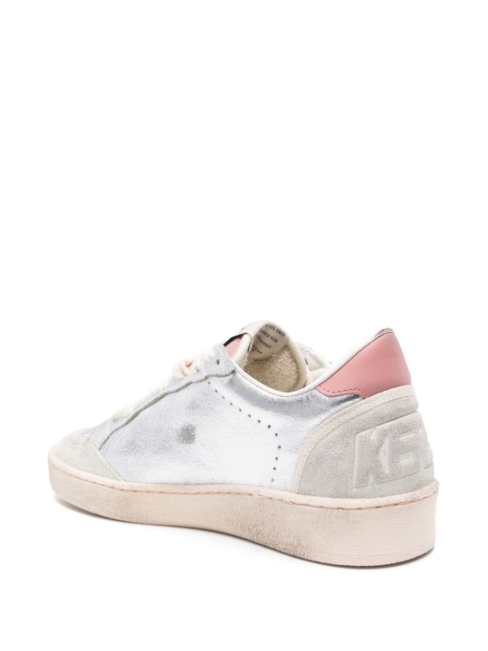 Ballstar metallic leather sneakers - 3