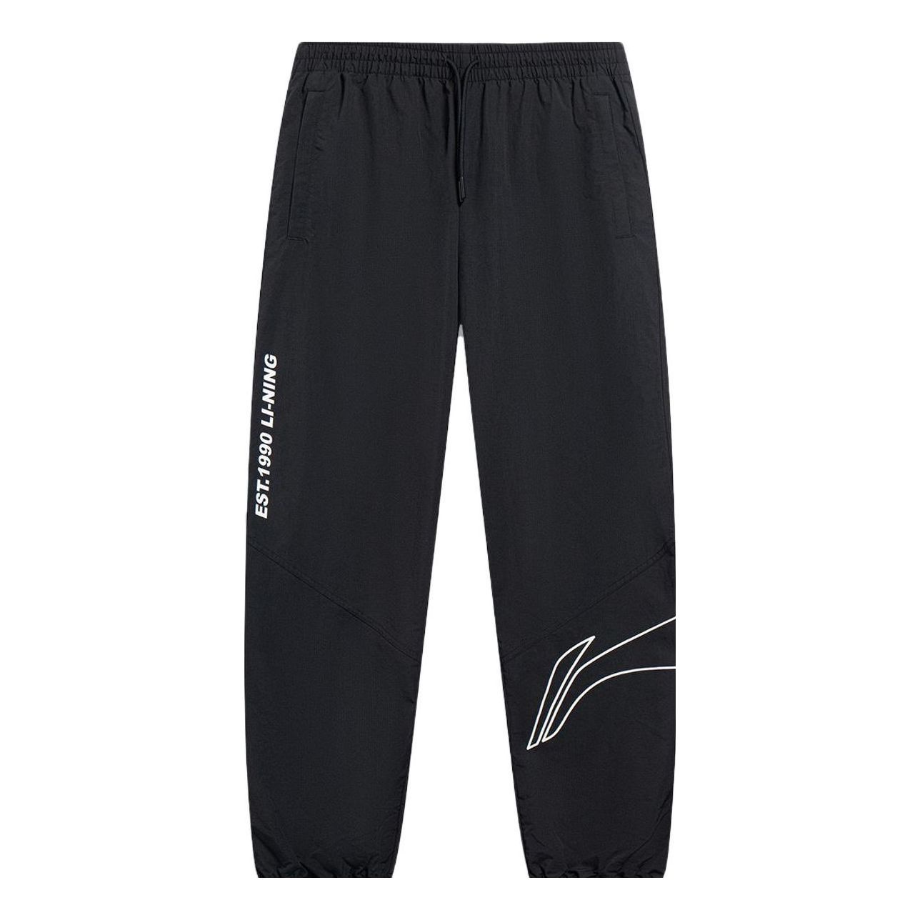 Li-Ning Graphic Joggers Pants 'Black' AYKT561-2 - 1