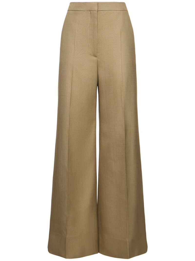 Viscose high waist wide pants - 1