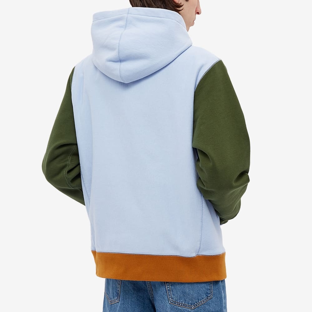 Maison Kitsuné Varsity Fox Colorblock Regular Hoody - 5