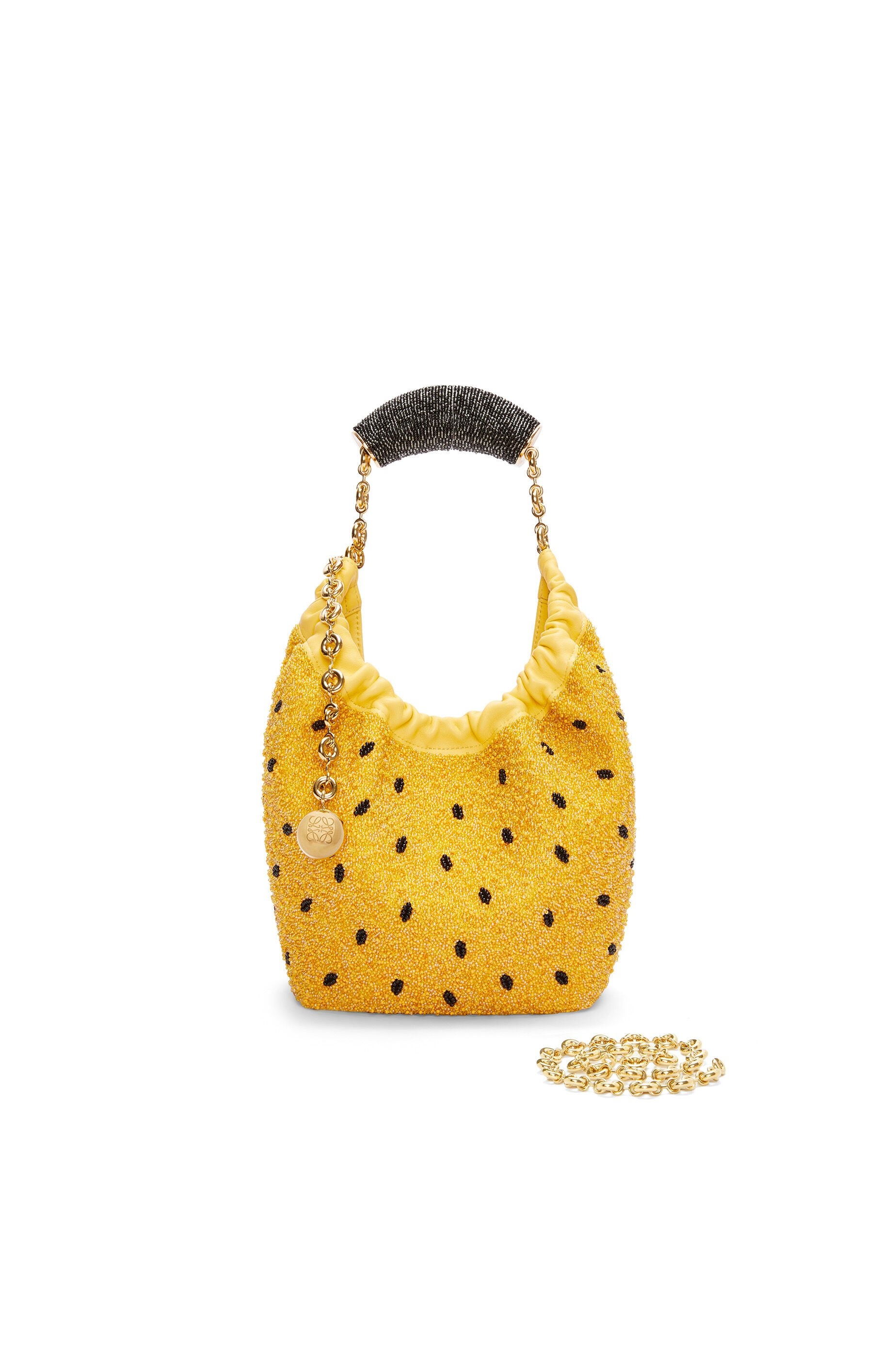 Mini Squeeze bag in beaded leather - 4