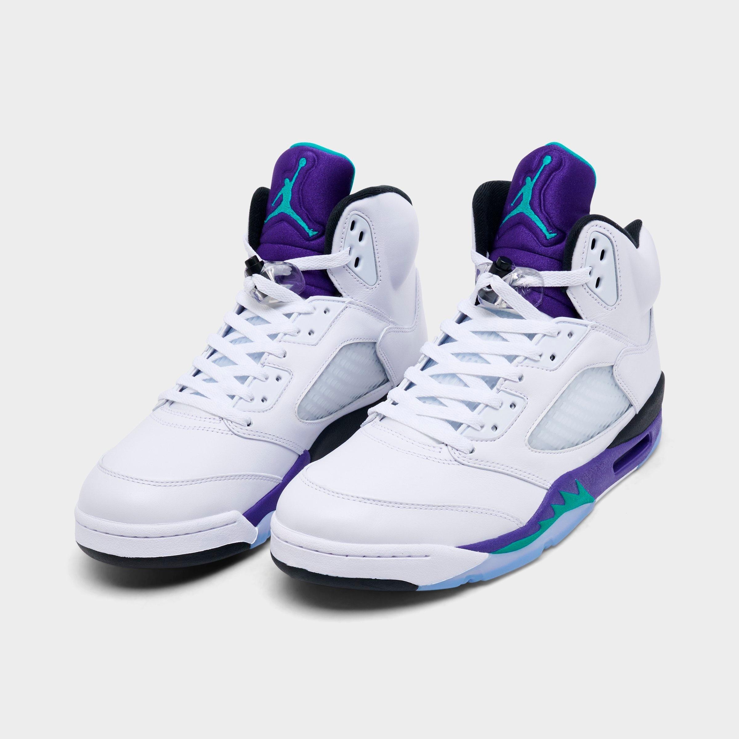 Men's Air Jordan Retro 5 Basketball Shoes - 2