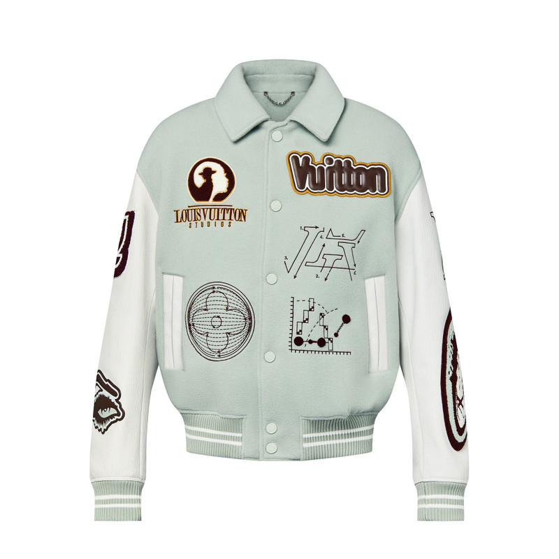 Varsity Leather Blouson - 1