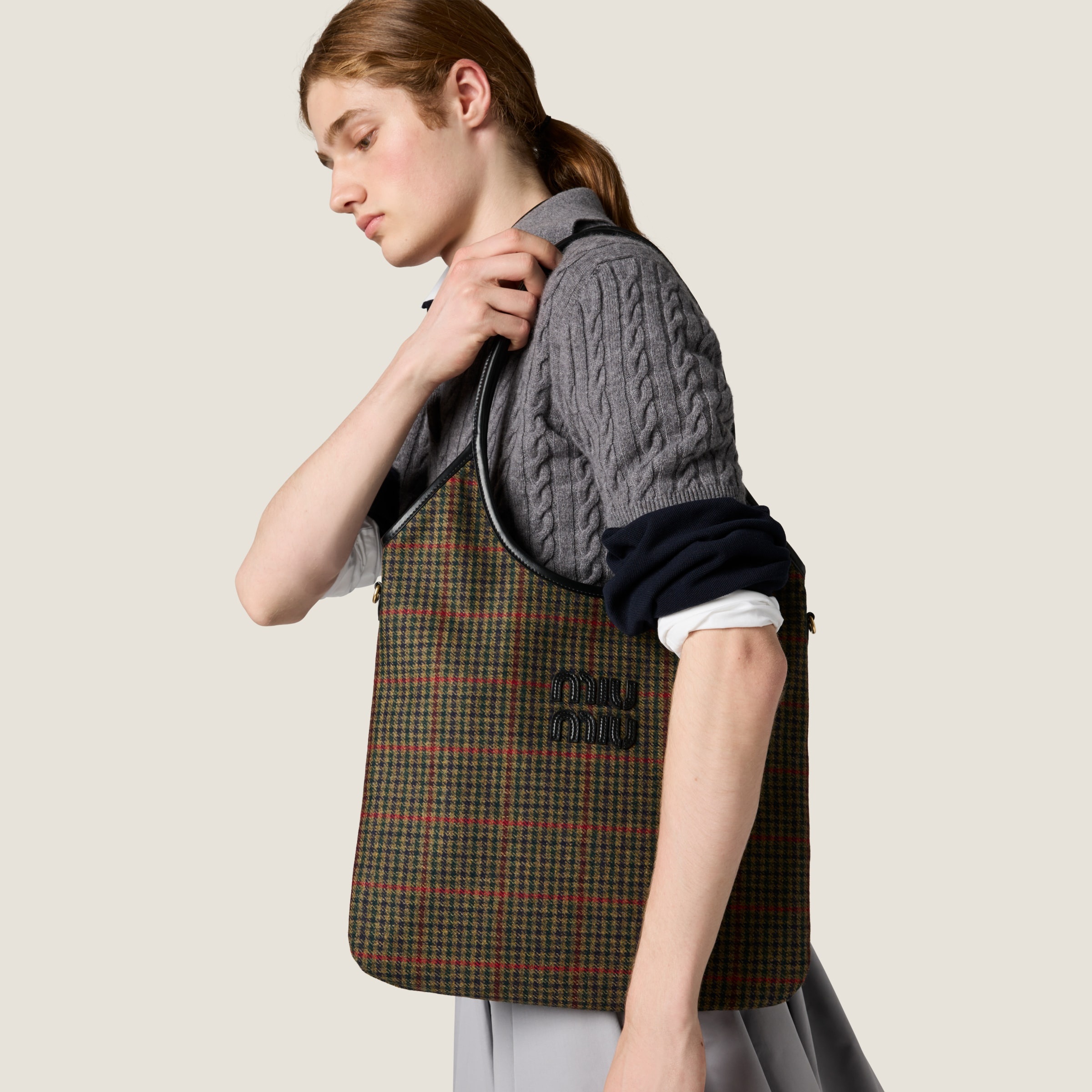 IVY tartan shopping bag - 2