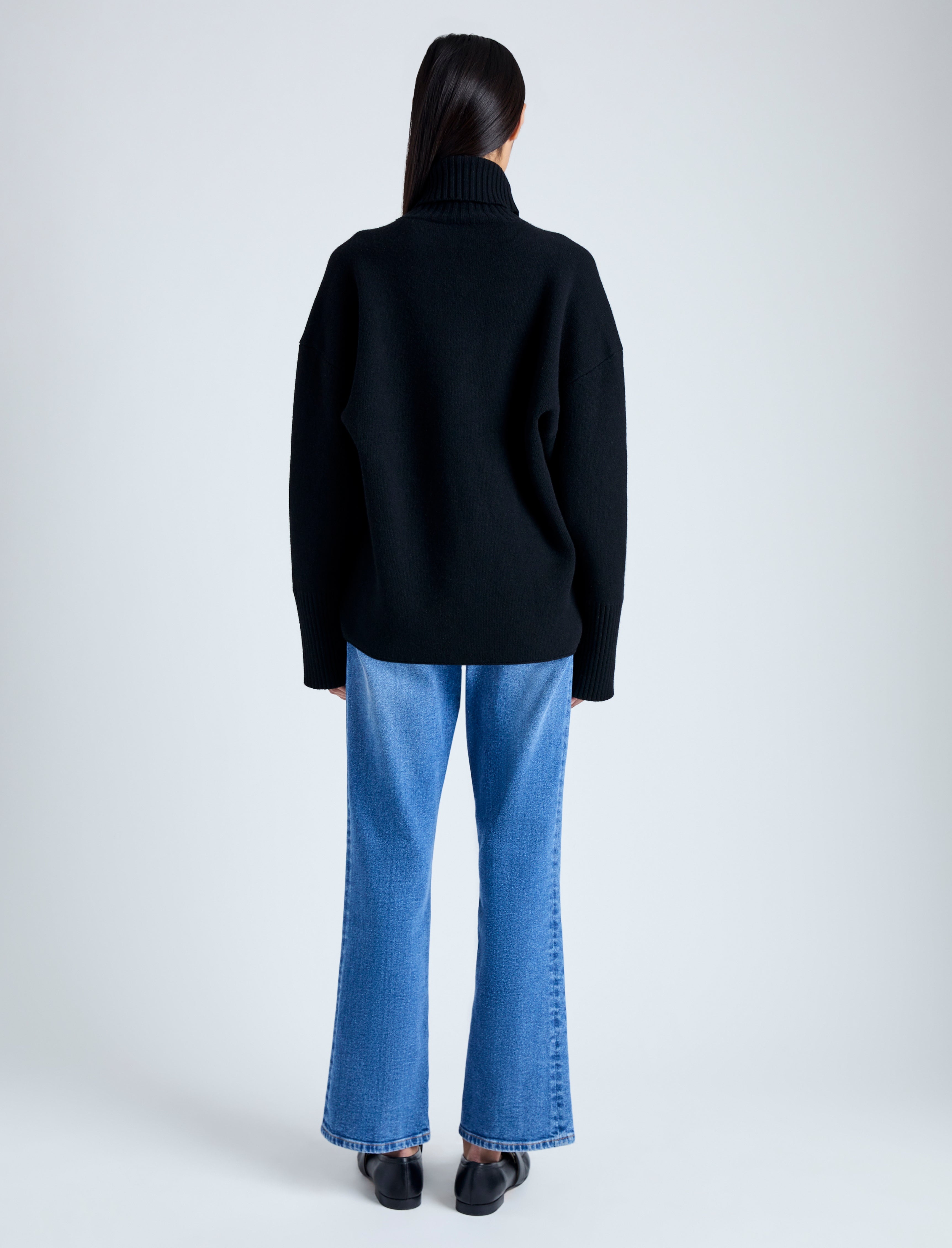 Sandra Turtleneck in Eco Doubleface Cashmere - 5