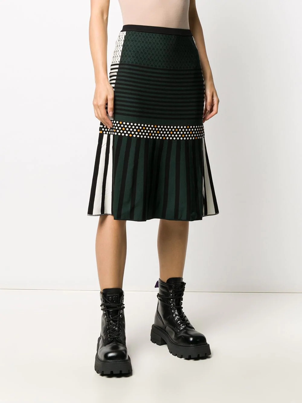 jacquard patterned skirt - 3