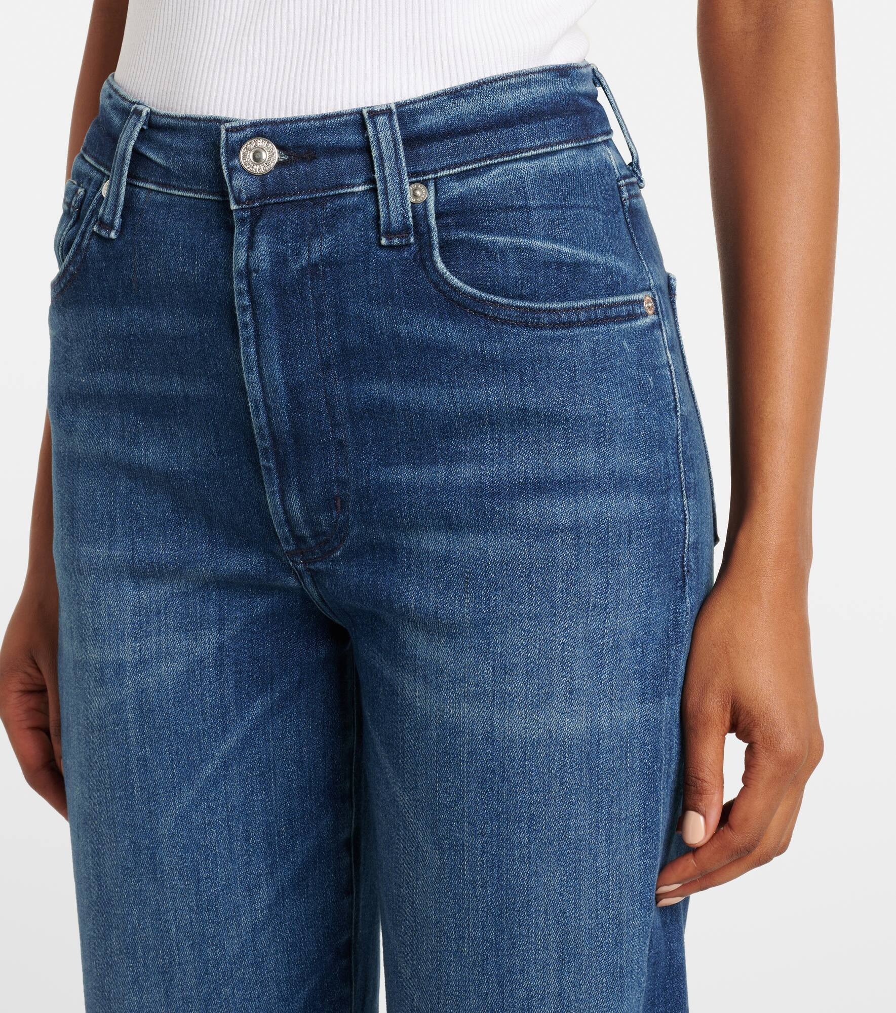 Caia high-rise straight jeans - 4