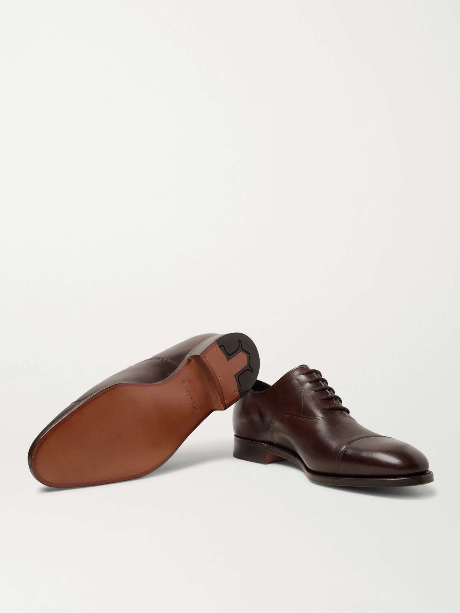 City II Burnished-Leather Oxford Shoes - 7