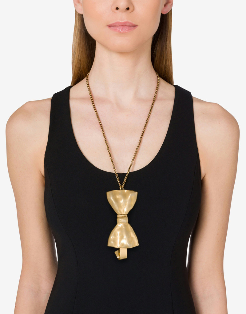 BOW PENDANT NECKLACE 4