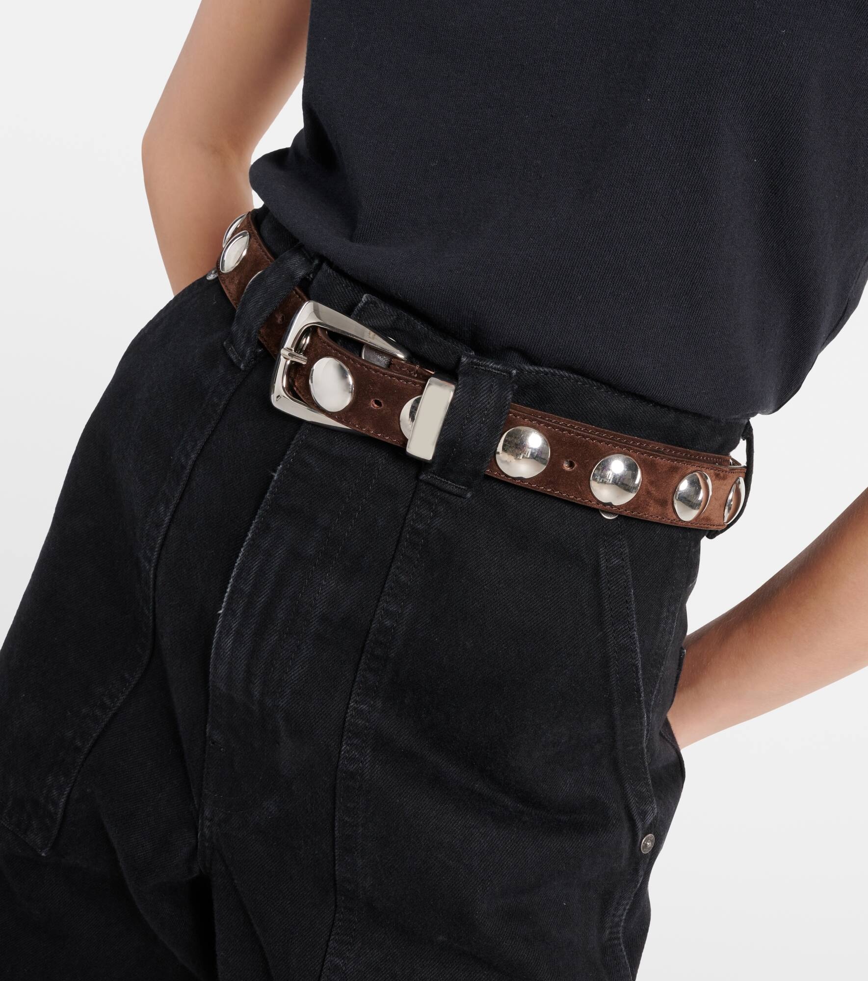 Benny studded suede belt - 2