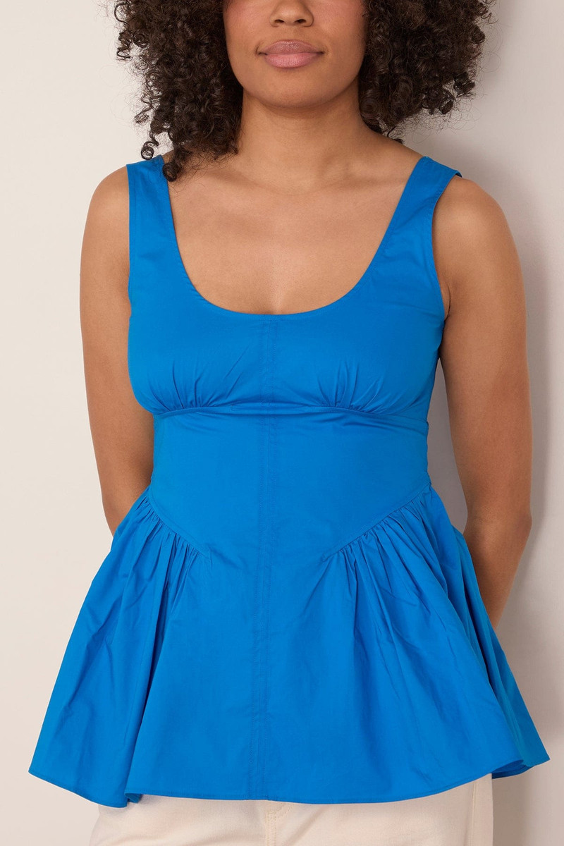 Bader Top in Cyan 3