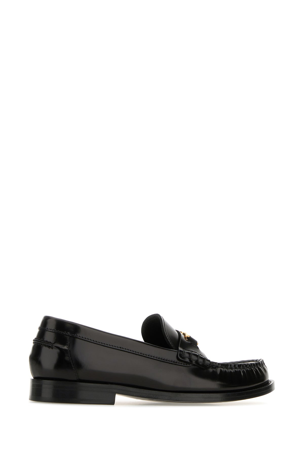 Black leather Medusa '95 loafers - 3