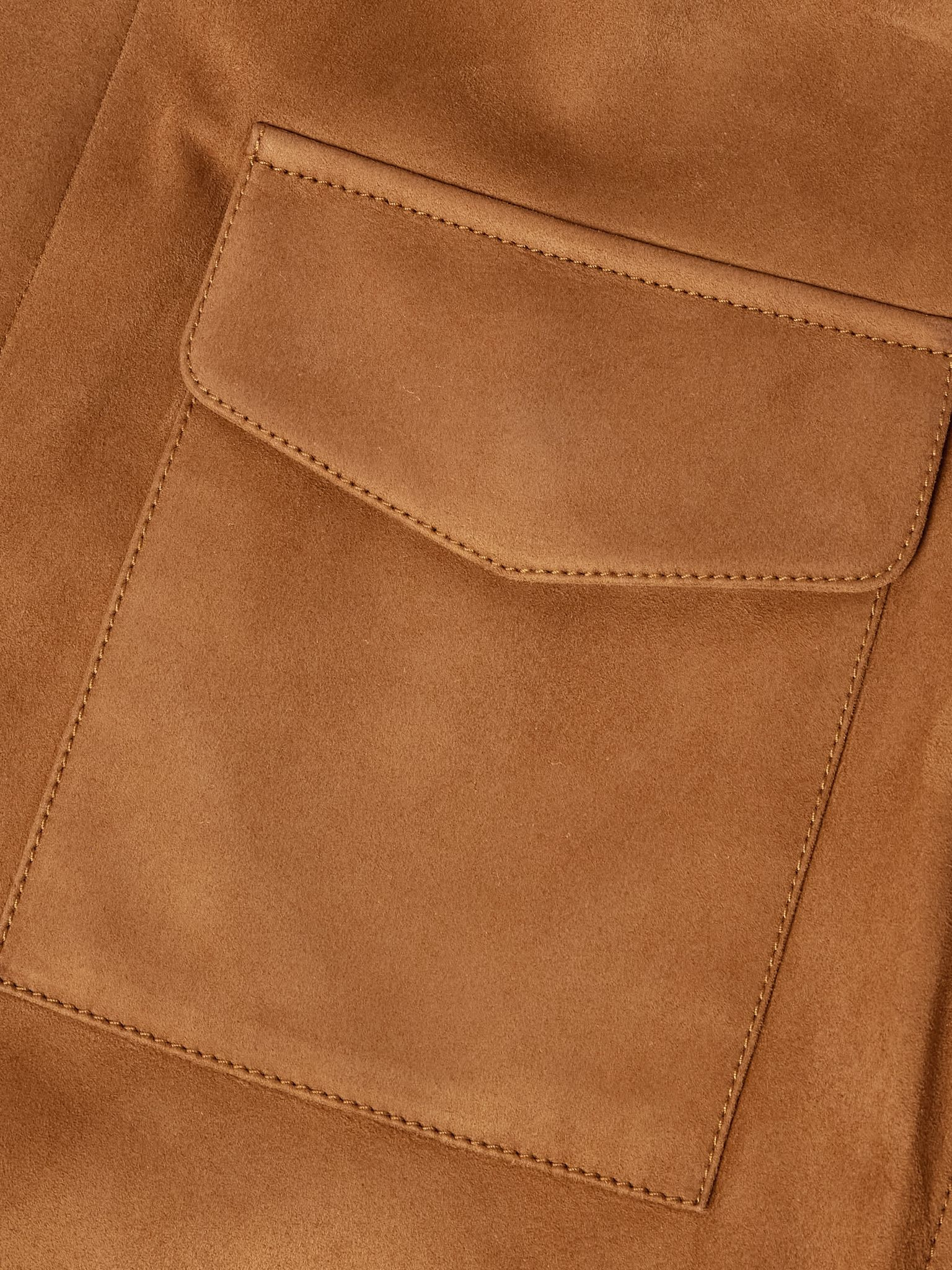 Suede Field Jacket Tan - 6