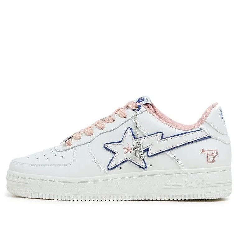 (WMNS) A BATHING APE x Bapy Bape Sta 'Pink White' BPYSNSN0061C - 1