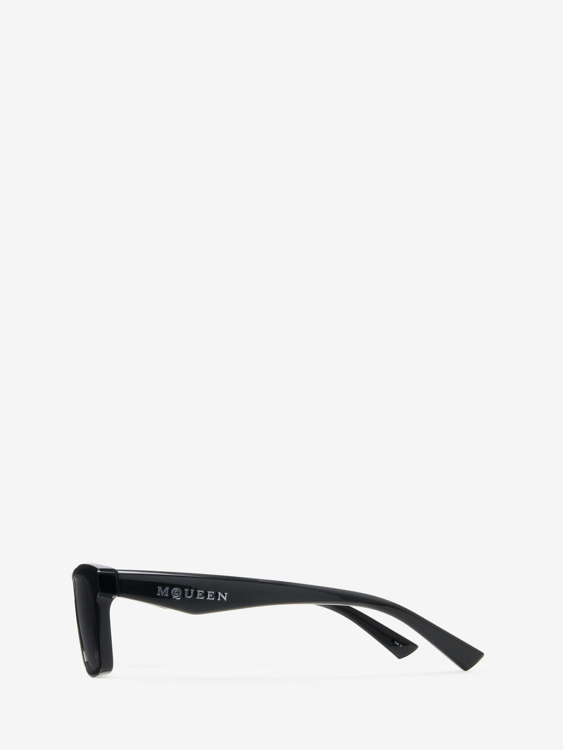 McQueen Logo Rectangular Sunglasses 4