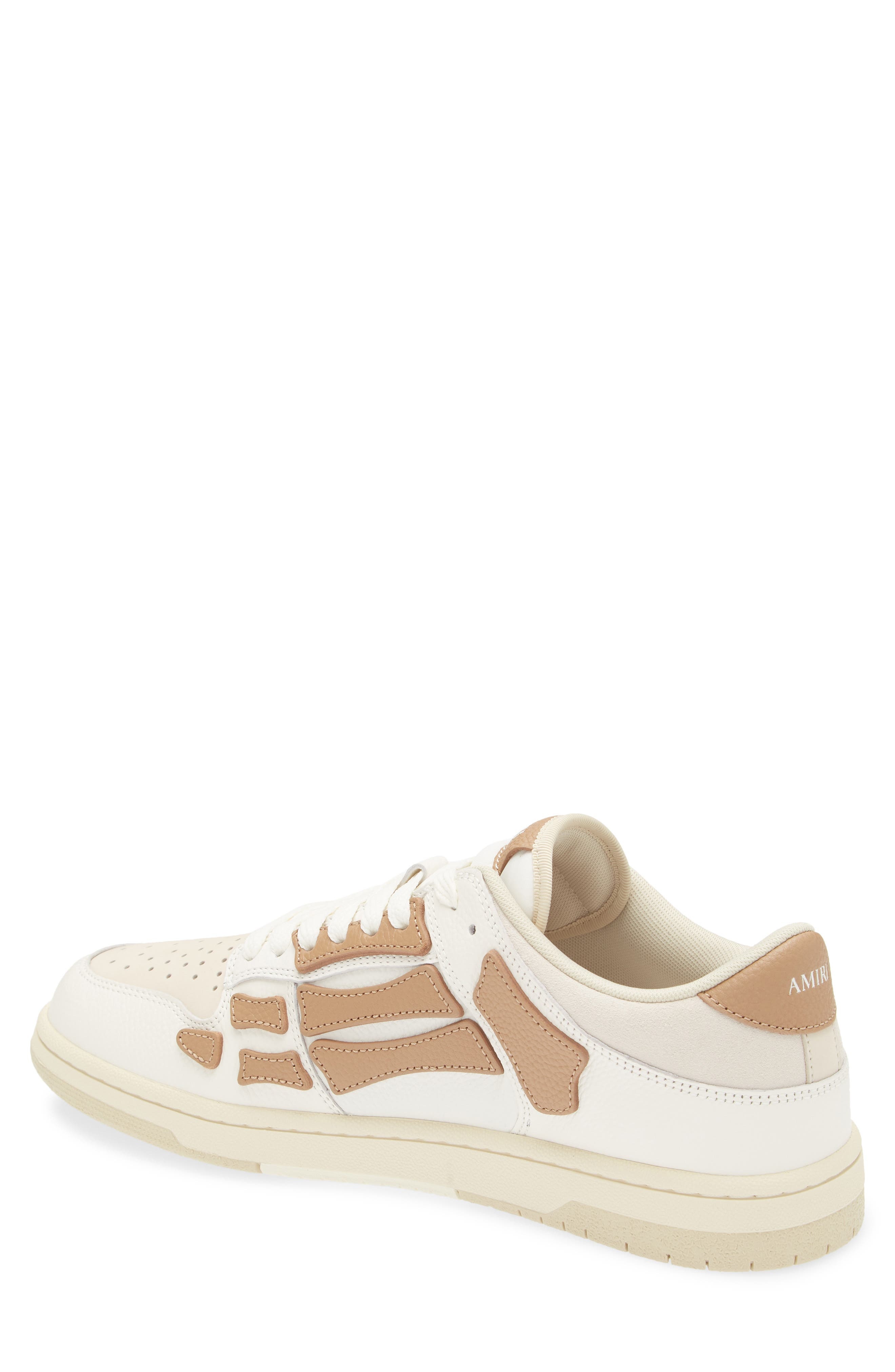 AMIRI Skeleton Low Top Sneaker in Camel at Nordstrom - 2