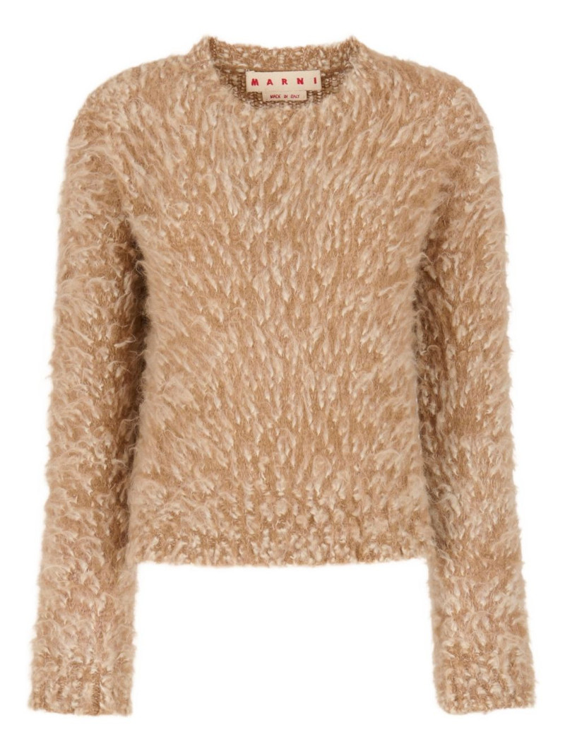 bouclé alpaca sweater 1