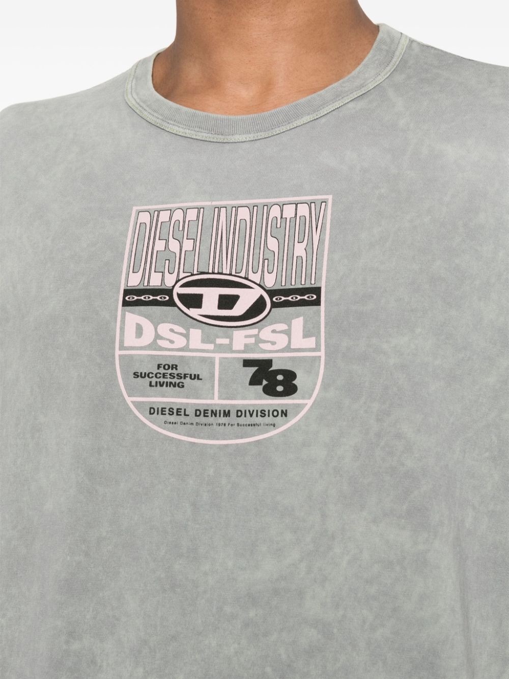 T-JUST-N17 distressed T-shirt - 5