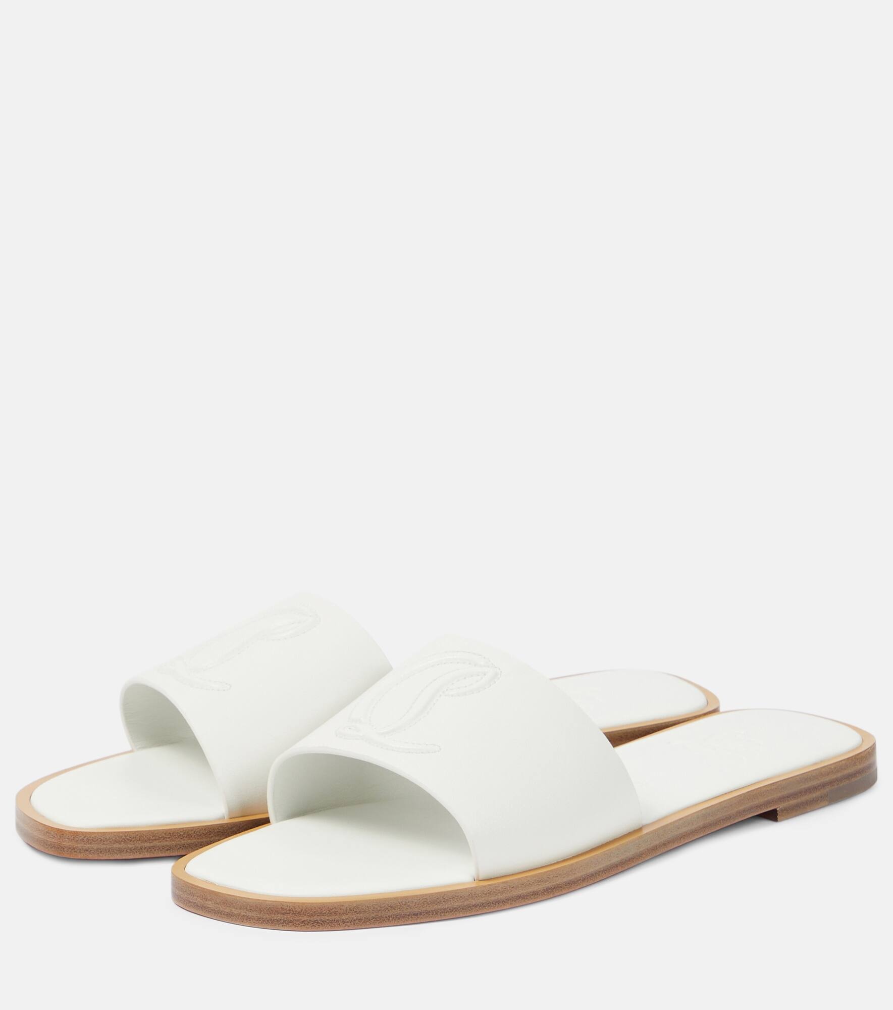 CL leather mules - 5