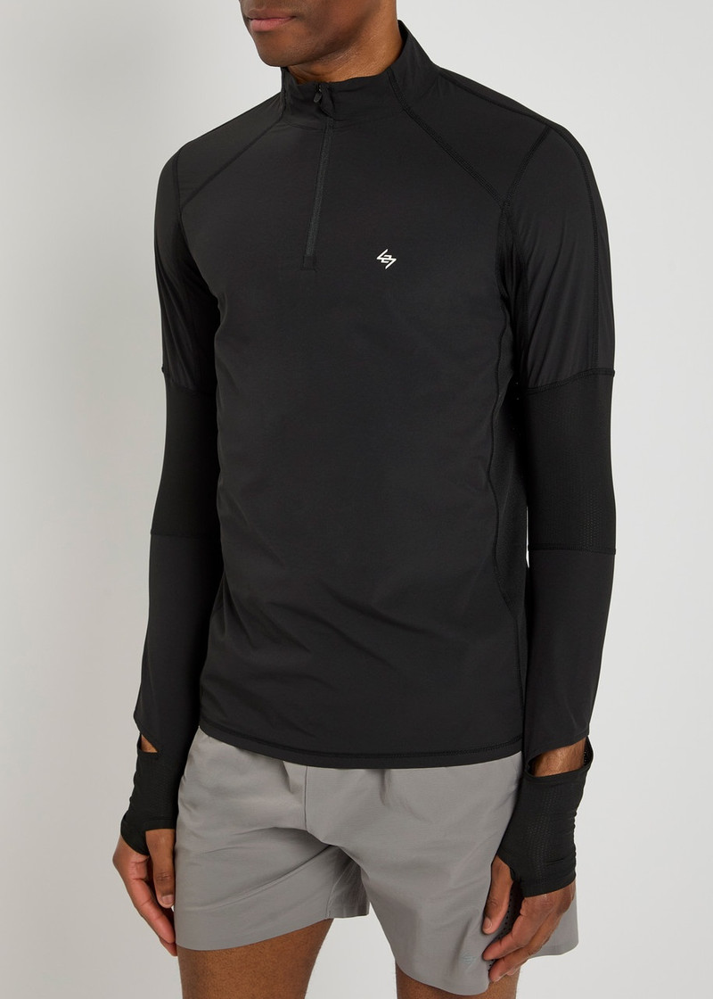 REPRESENT Represent 247 Run Quarter Zip Stretch-jersey Jacket outlook