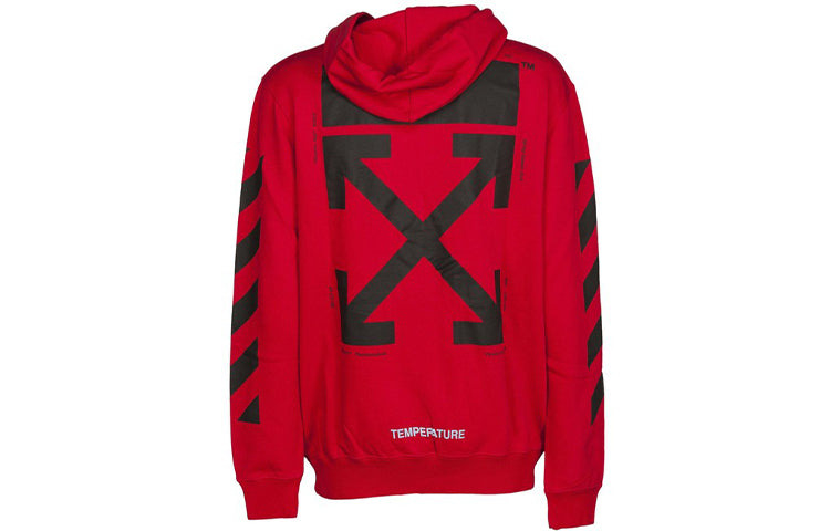 Men's Off-White C/O Virgil Abloh Painting Mona Lisa Jacket Loose Fit Red OMBB029S180030122010 - 2