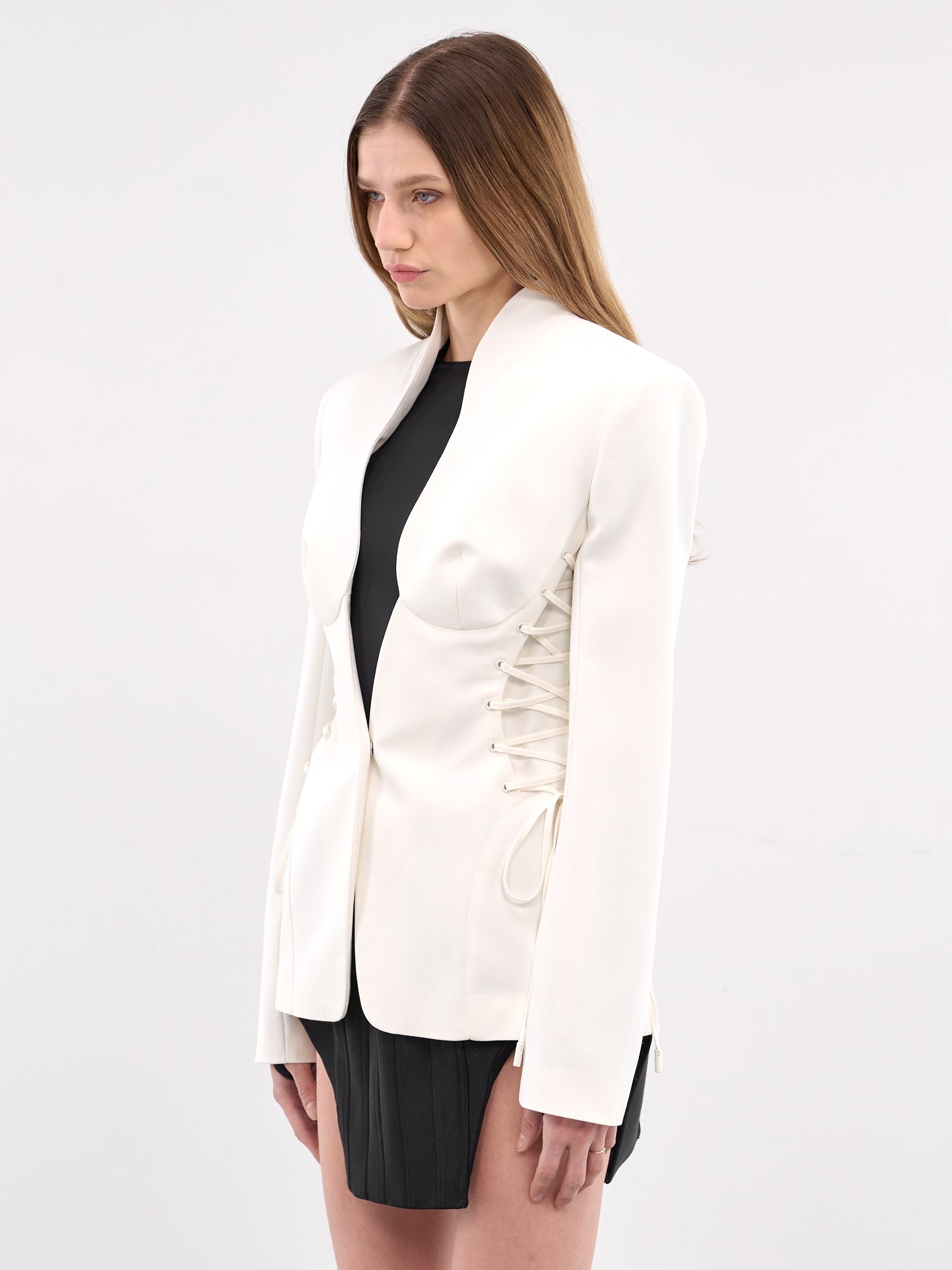 Sculptural Laced Jacket - 2