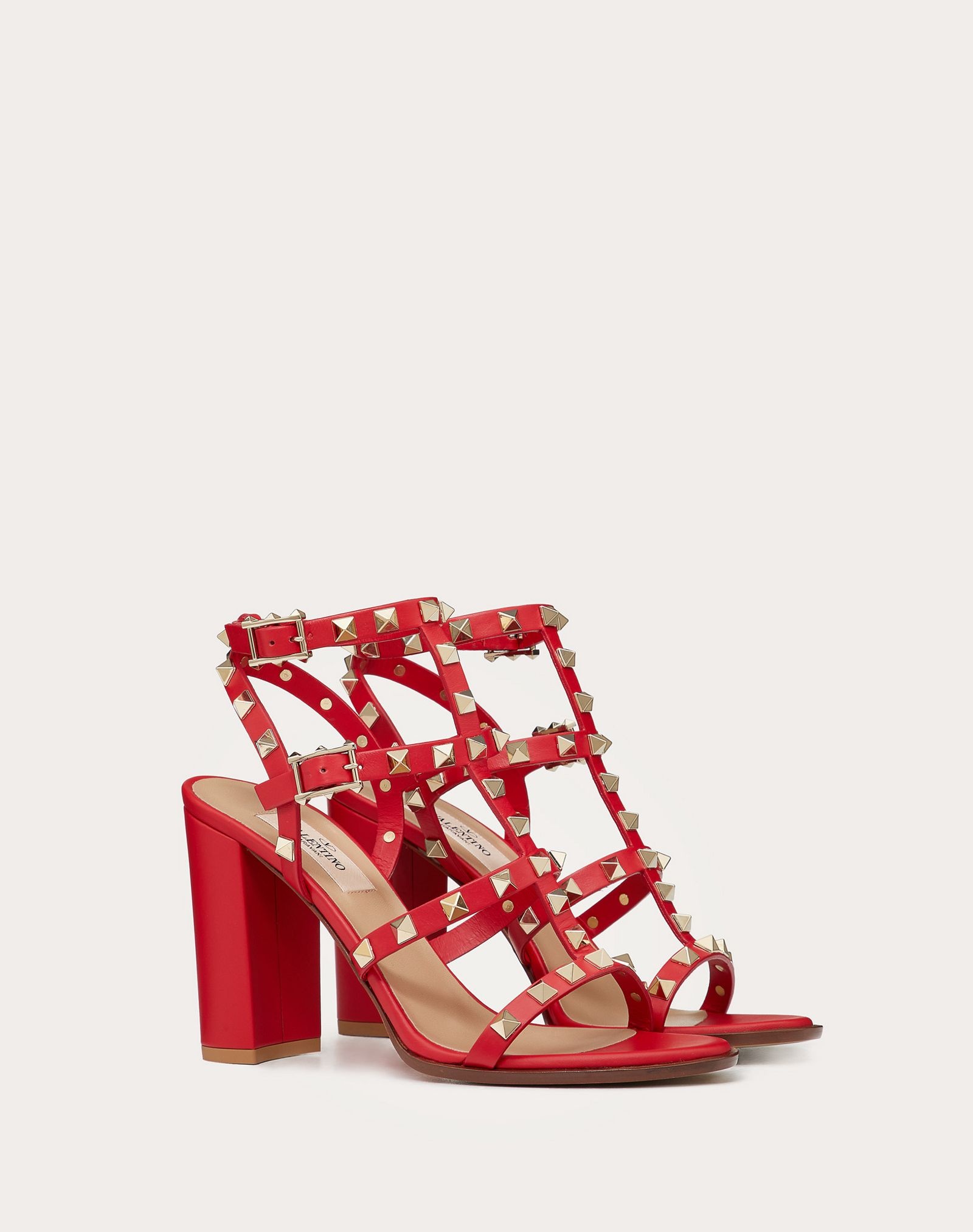 Rockstud Ankle Strap Sandal 90 mm - 2