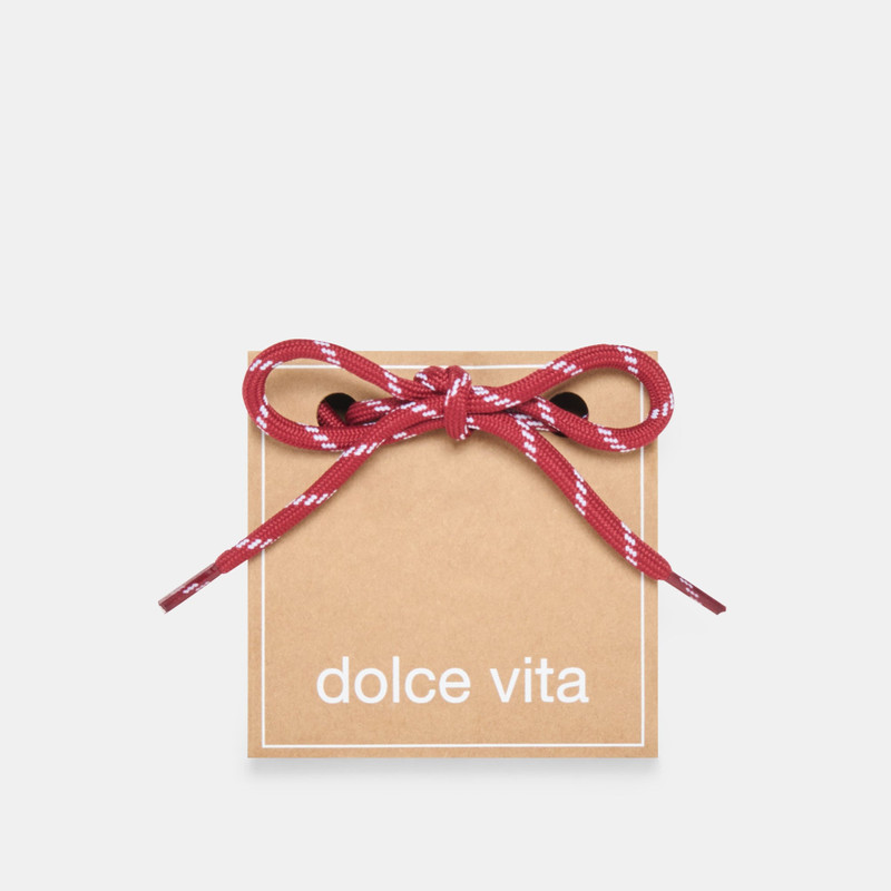 TICK MARK CORD LACE BURGUNDY MULTI 1