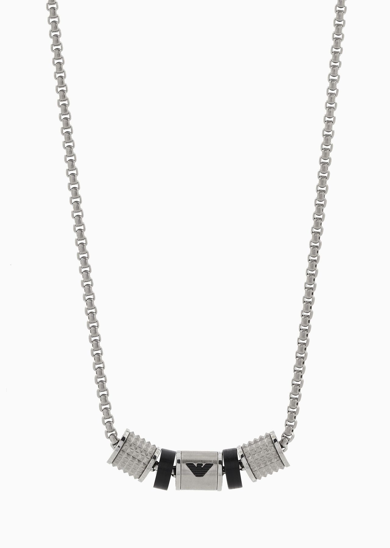 Onyx Rondelle Necklace - 1