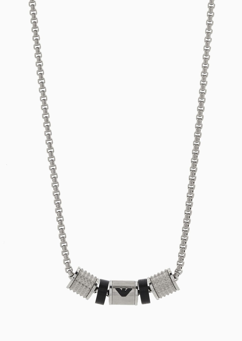 Onyx Rondelle Necklace 1