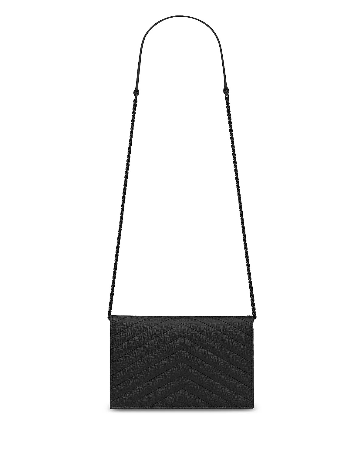 Cassandre Envelope Chain Wallet in Grain Leather - 6