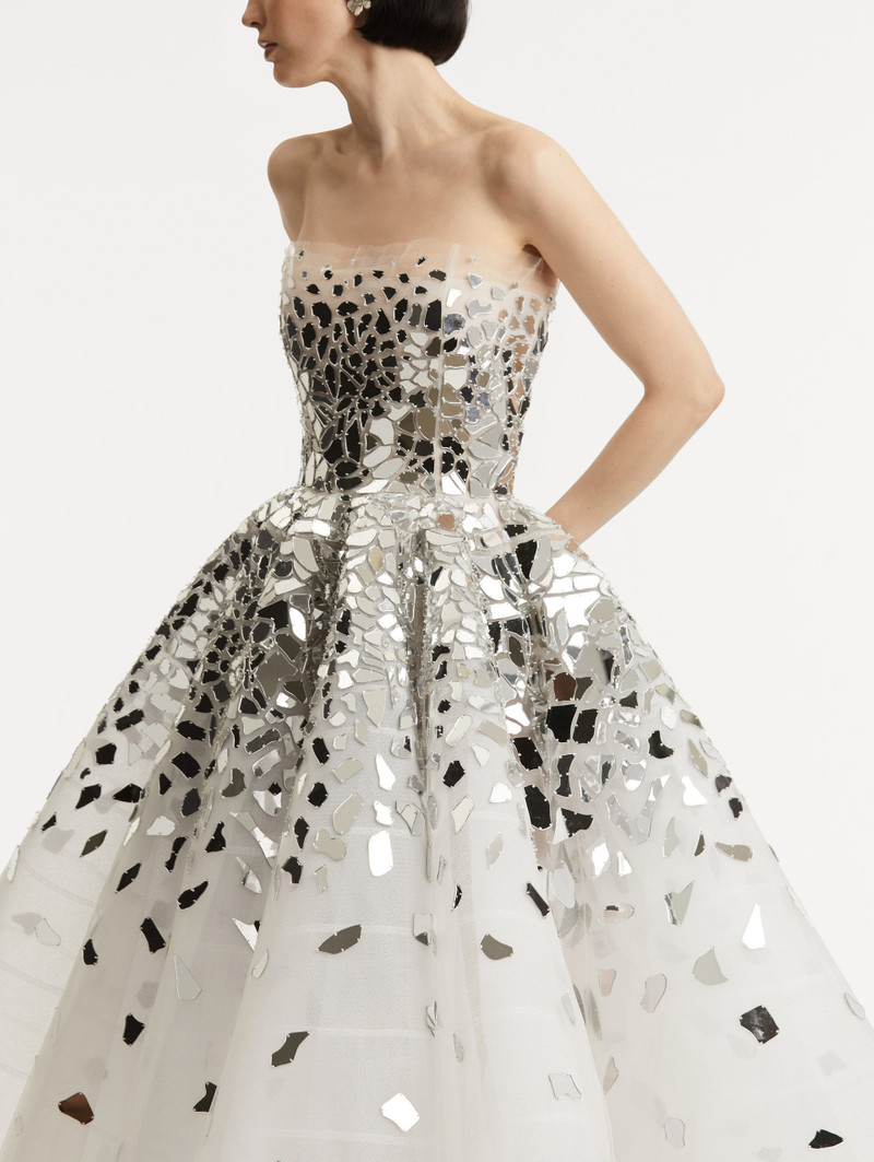 MIRRORED MOSAIC COCKTAIL DRESS 5