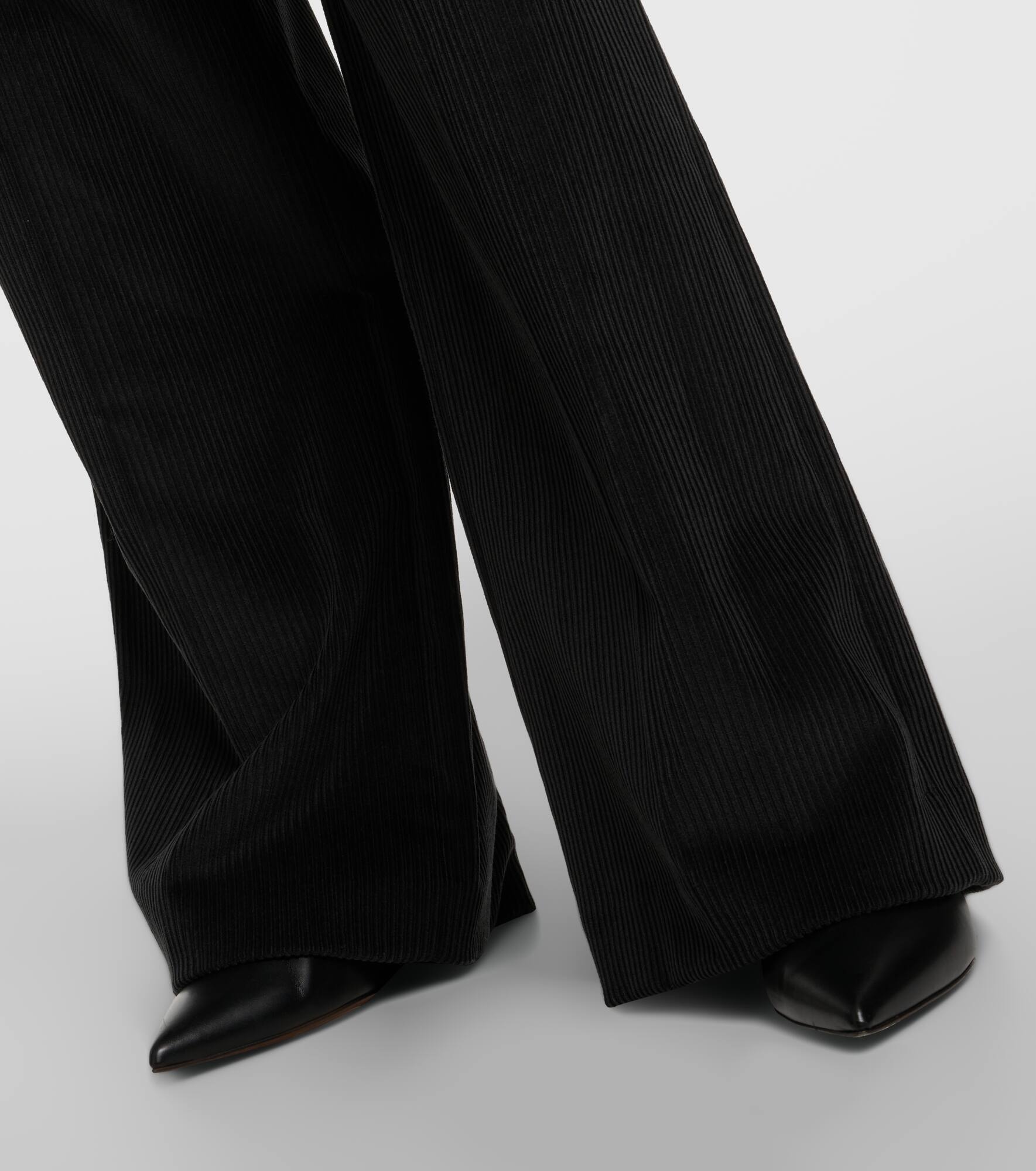 Corduroy wide-leg pants - 5