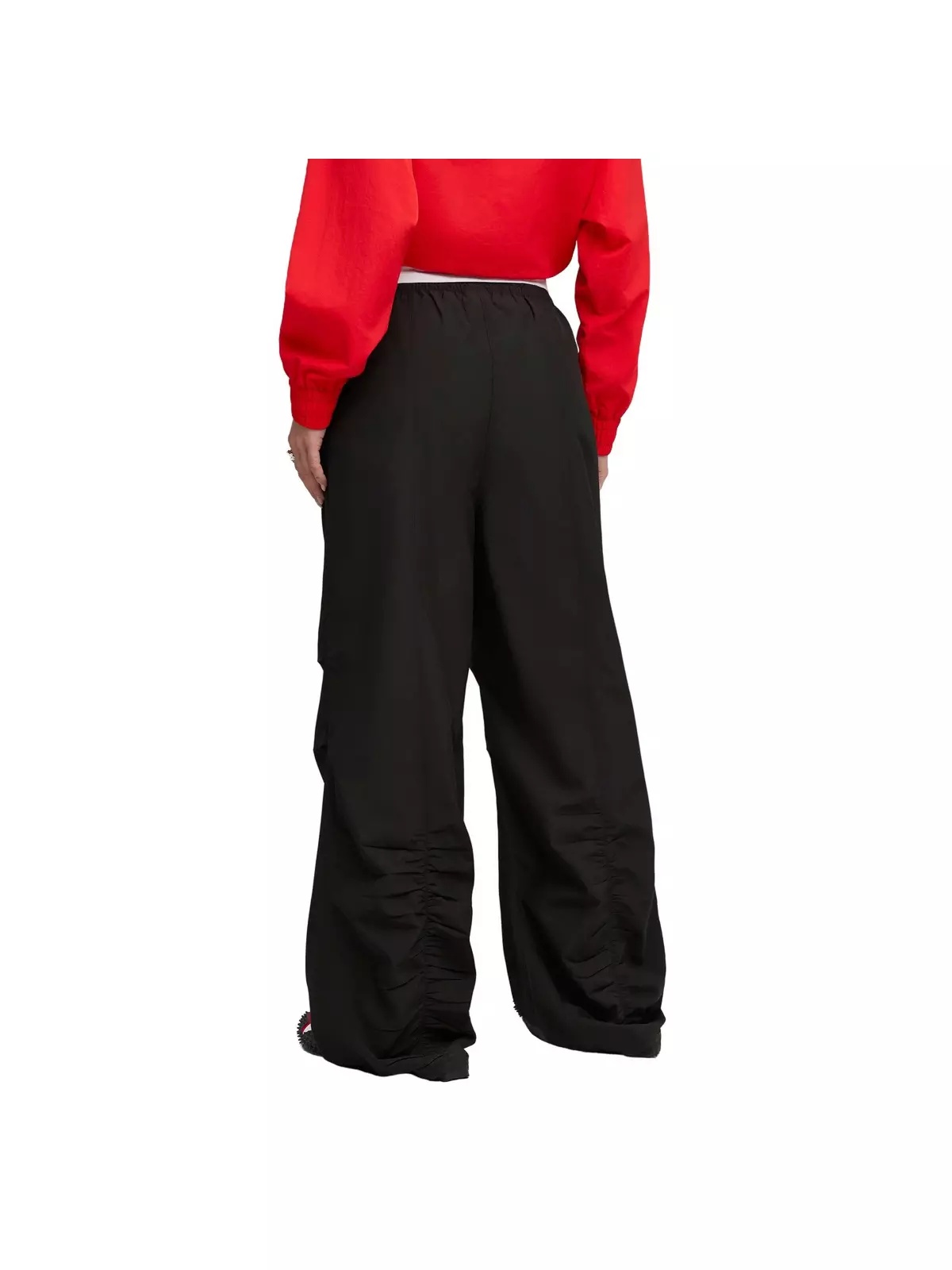 PUMA Women's Wardrobe Ess Parachute Woven OP Pants -Black - 2