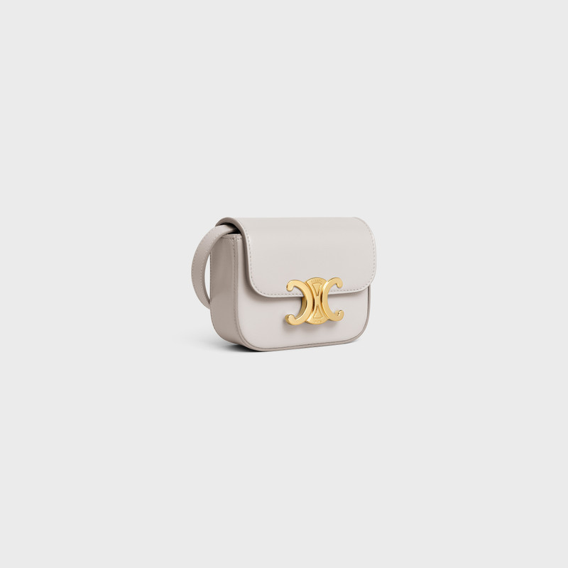 CELINE MINI TRIOMPHE in Shiny calfskin outlook