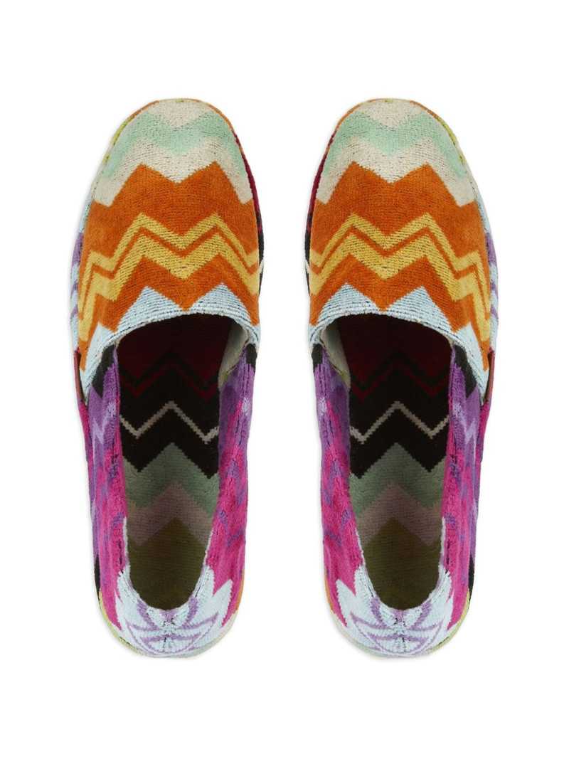 zigzag-pattern slippers 3
