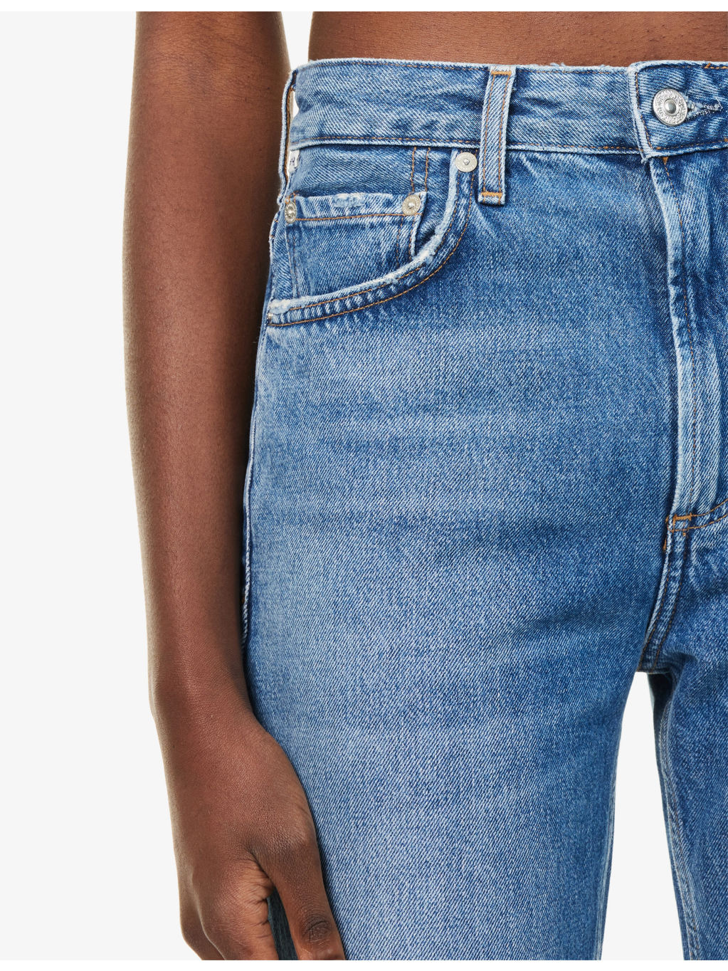 Zurie Straight-Leg Denim Jeans - 5