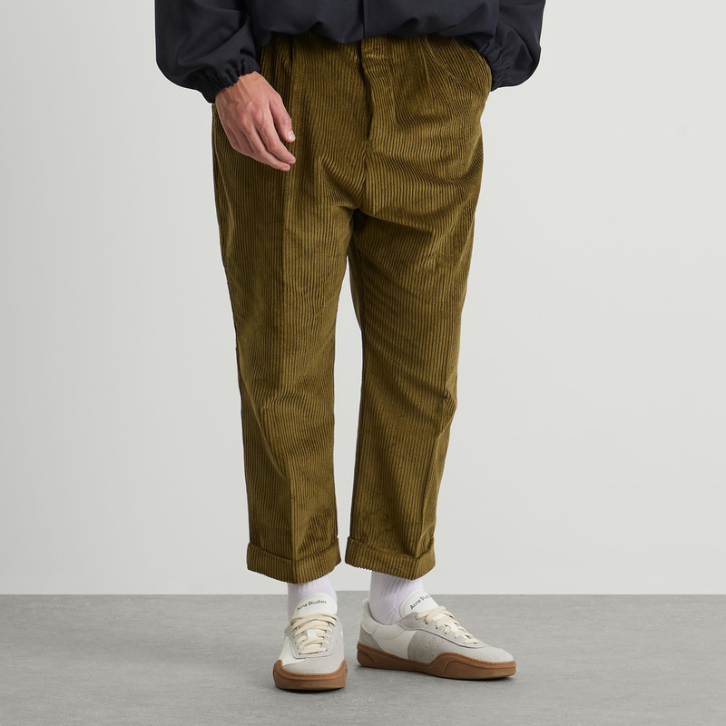 AMI Paris Corduroy Velvet Carrot Pants 2