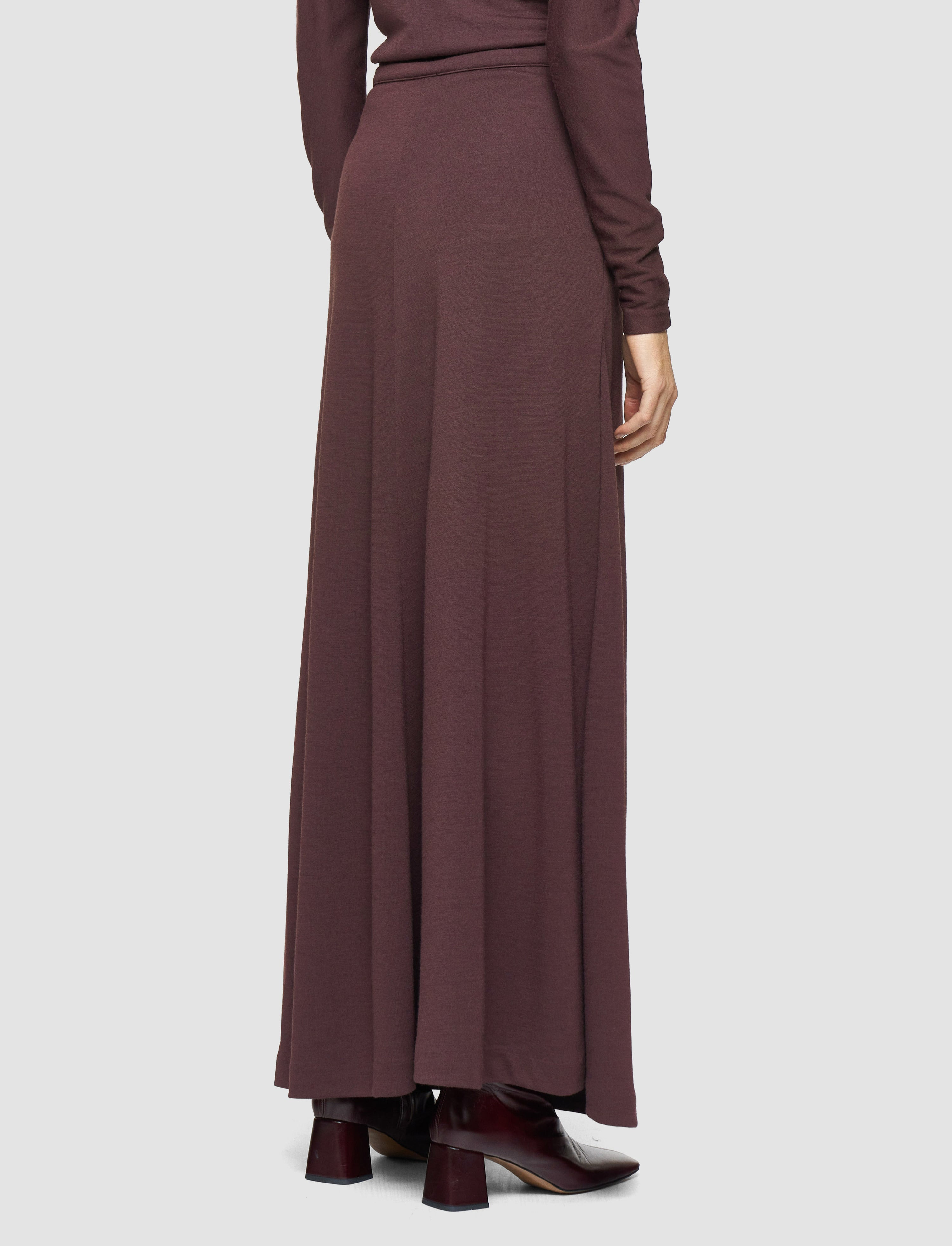 Wool Jersey Maxi Skirt - 3