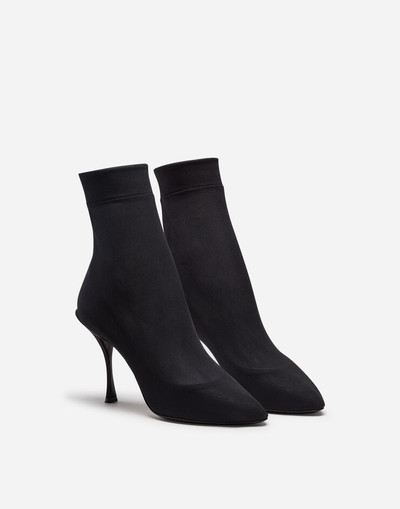 Dolce & Gabbana Stretch georgette booties outlook