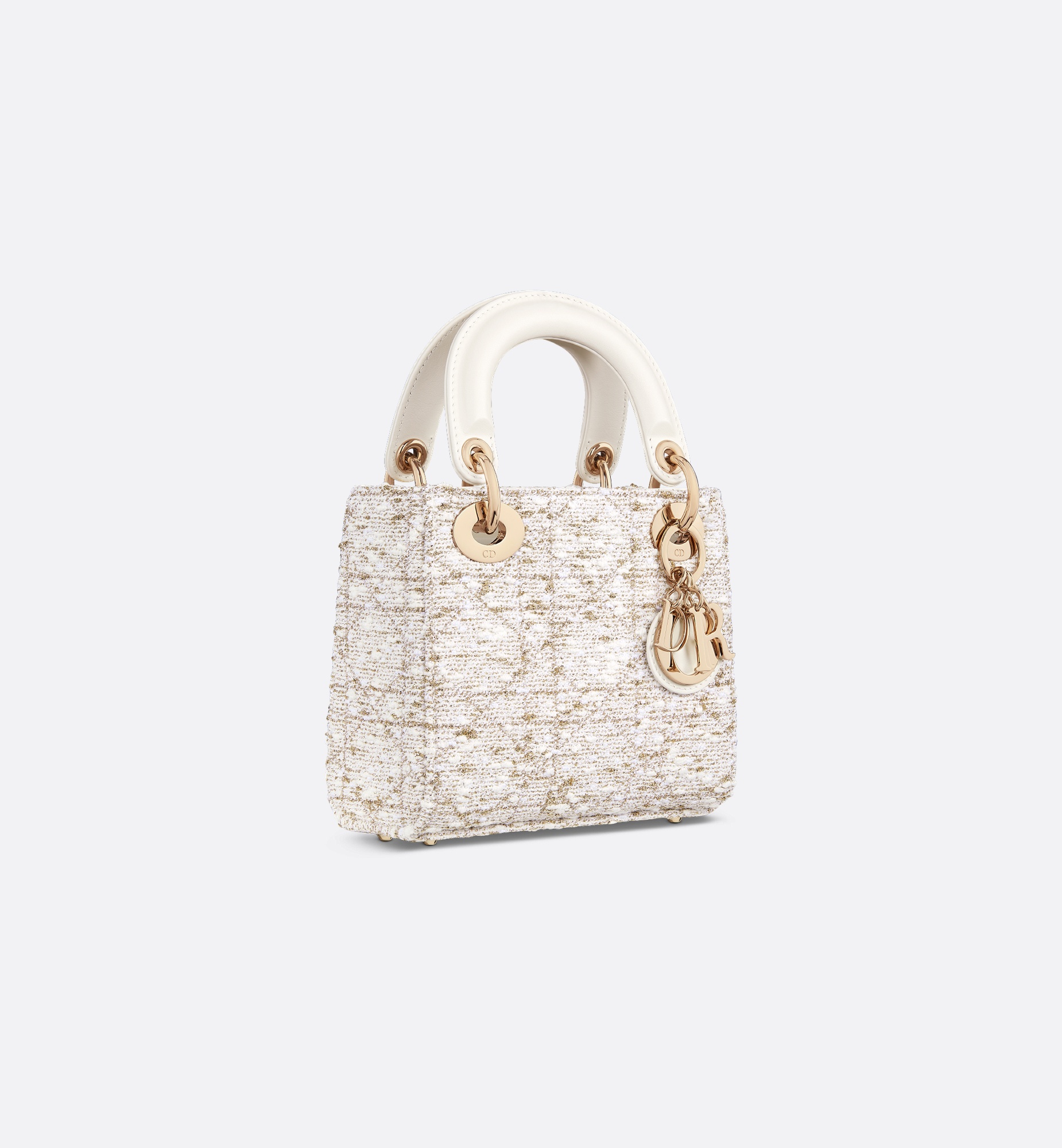Dior Or Mini Lady Dior Bag - 3
