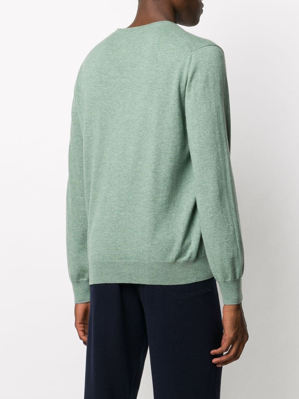 V-neck cashmere jumper - 4