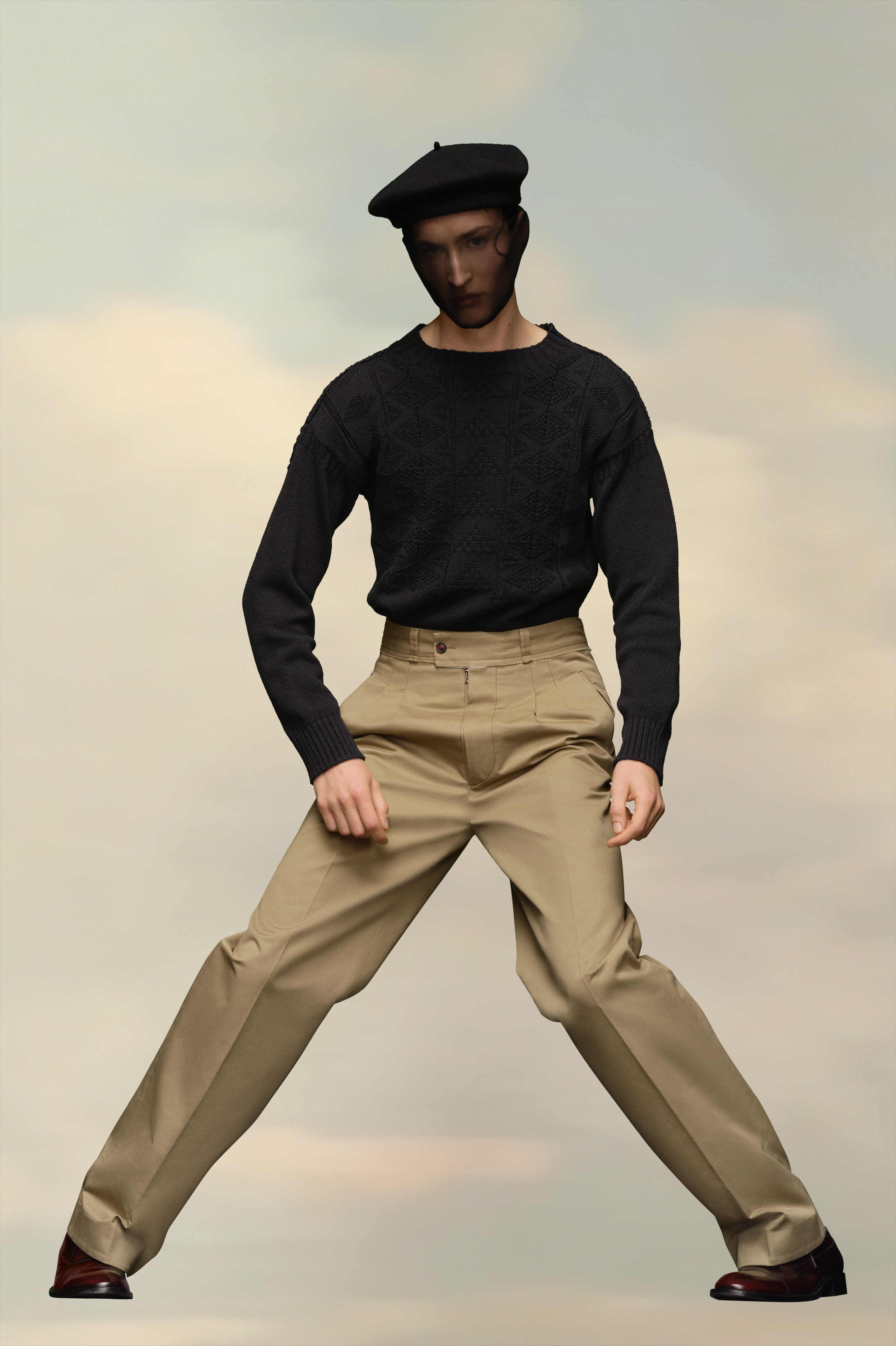 Cotton Gabardine Trousers - 3
