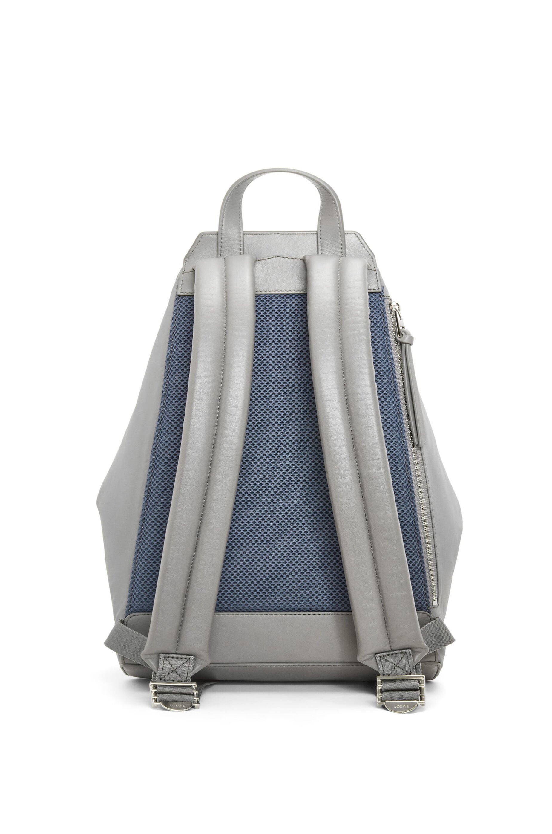 Small Convertible backpack in nylon and calfskin - 4