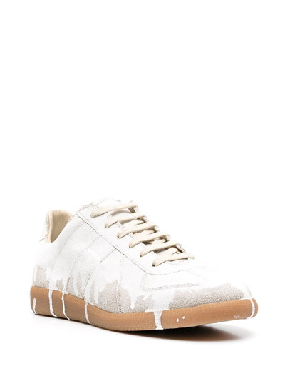 Maison Margiela Replica paint-print sneakers outlook