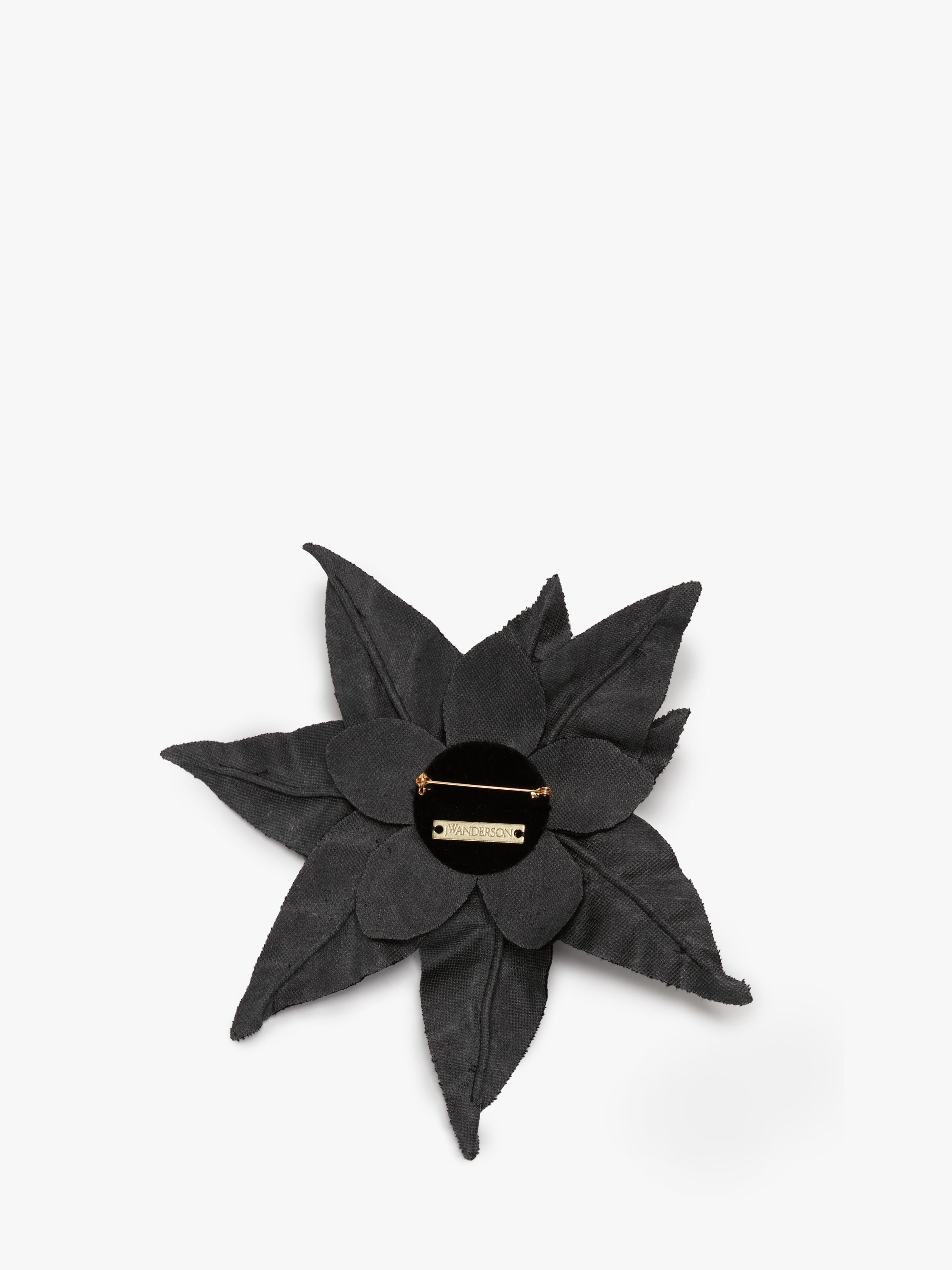 VELVET POINSETTIA BROOCH - 2